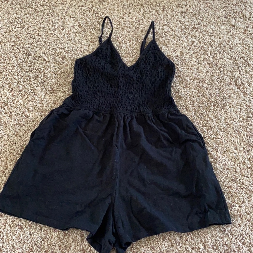 Black Wild Fable romper